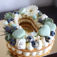 Indlæs billede til gallerivisning Tal-/Bogstavkage (MEDIUM // mørdejsbunde)